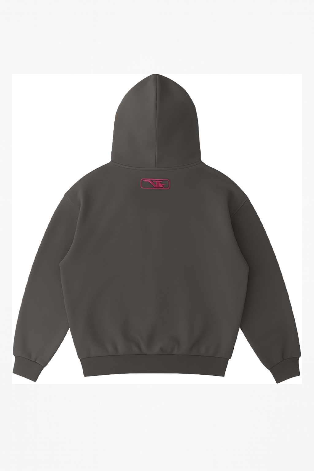 Star Zip-Up Hoodie Ash