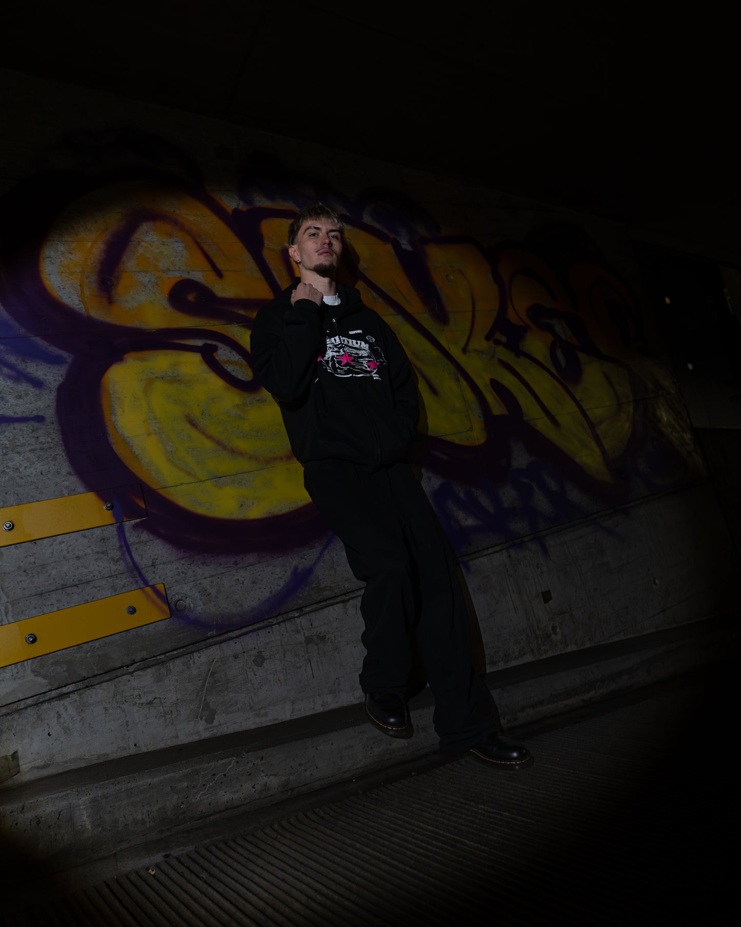 Star Tracksuit Black