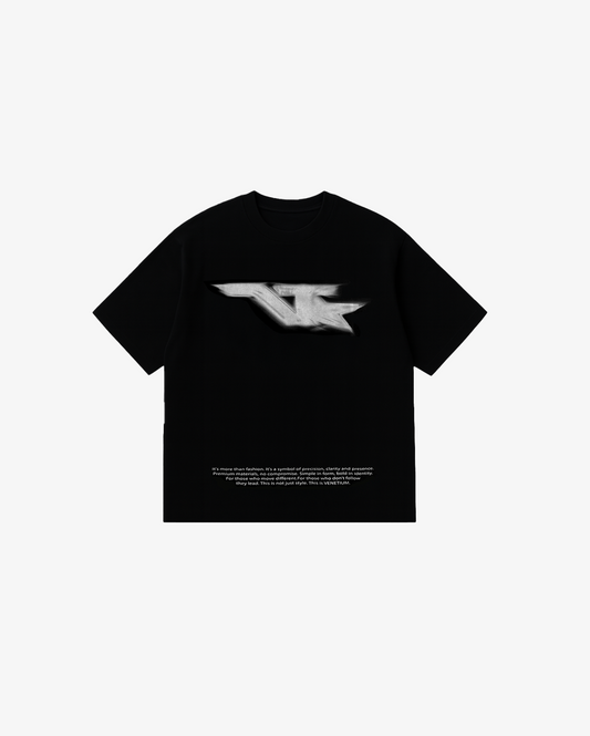 Blured Tee Black